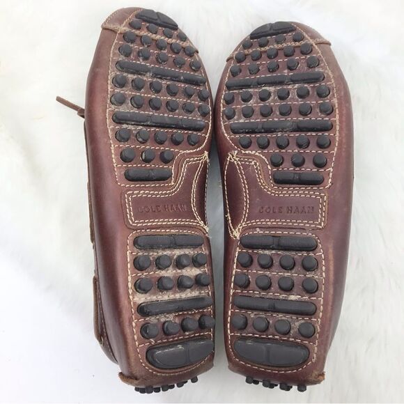 Cole Haan Gunnison Brown Leather Driving Loafers - Picture 10 of 14